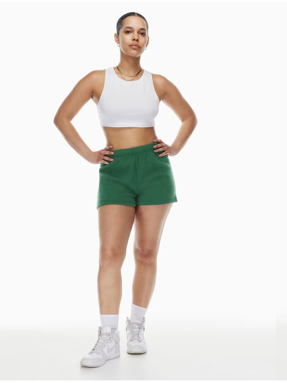 Aritzia TnaCozy Sweatfleece Perfect Hi-Rise Mini Short
